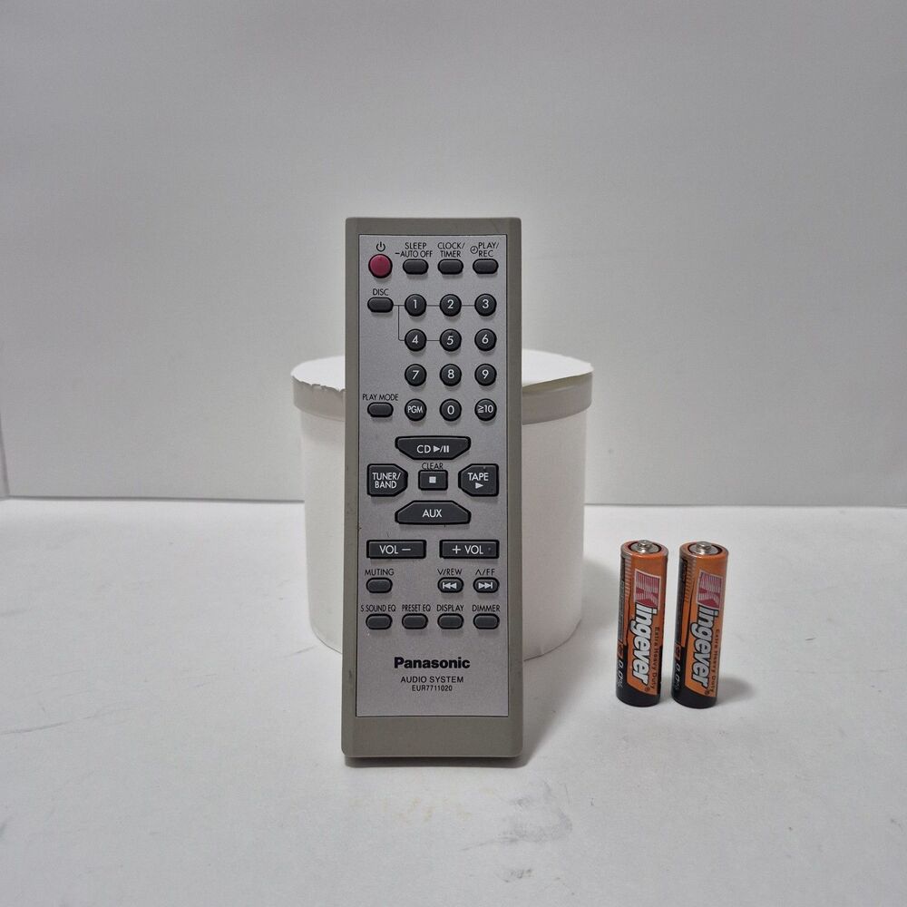 Panasonic EUR7711020 Remote Control Audio System SC-PM18 SA-PM18 SA-PM16 OEM
